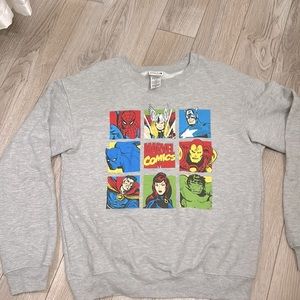 Marvel sweatshirt. size small